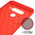 Flexi Slim Carbon Fibre Case for LG V40 ThinQ - Brushed Red